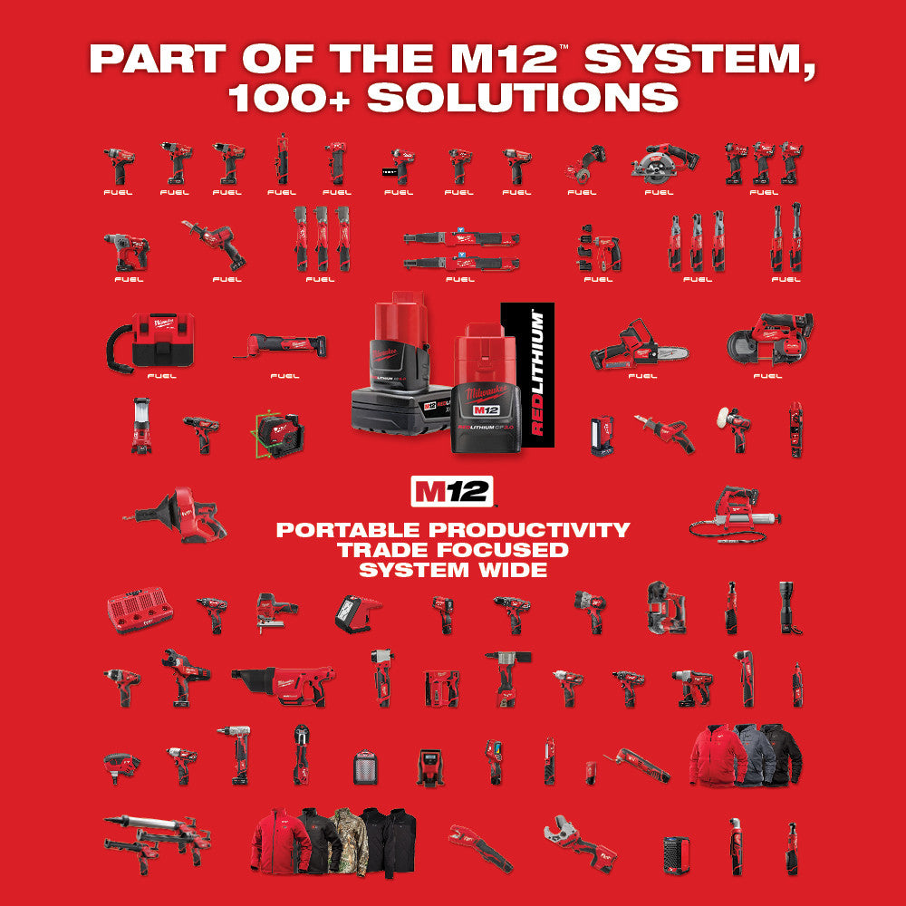Milwaukee 2526-20 M12 12V Cordless Oscillating Multi-Tool - Bare Tool