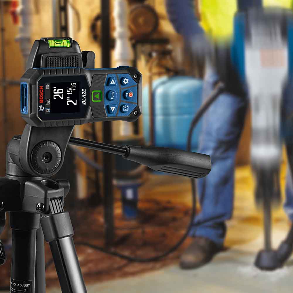 Bosch GLM165-27CGL 165' BLAZE Ergonomic Cordless Green Laser Measure w/Bluetooth