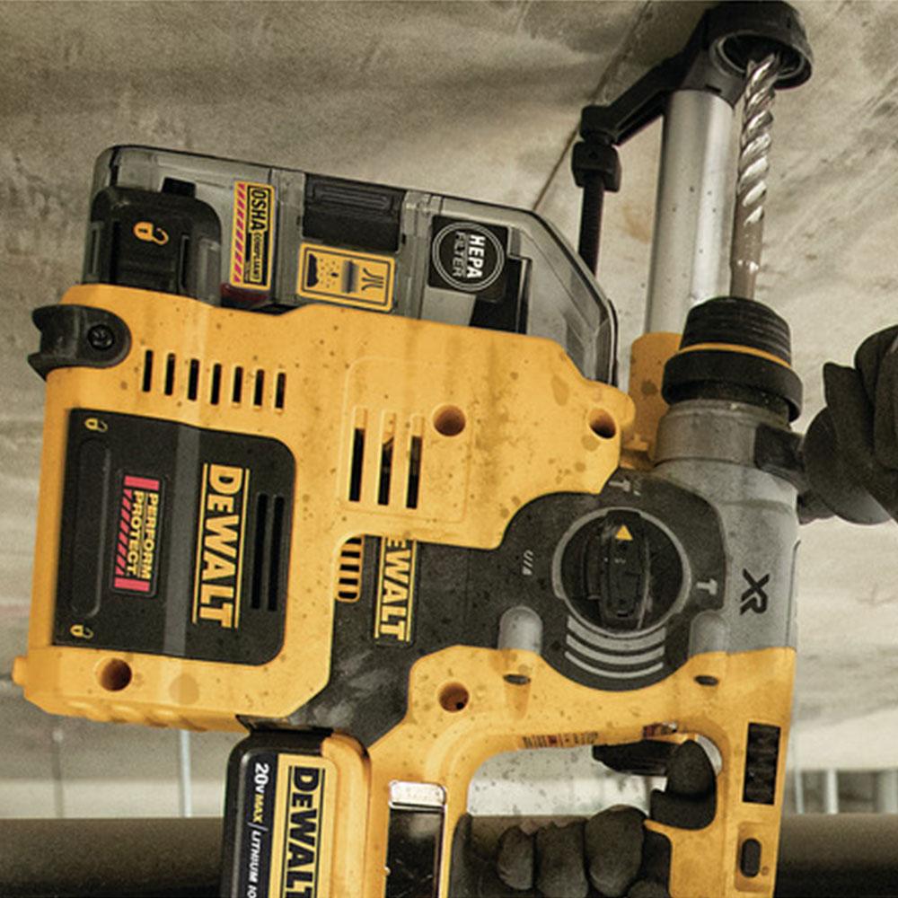 DeWALT DCH273P2DHO 20V 1 Inch SDS-Plus Dust Extractor Rotary Hammer