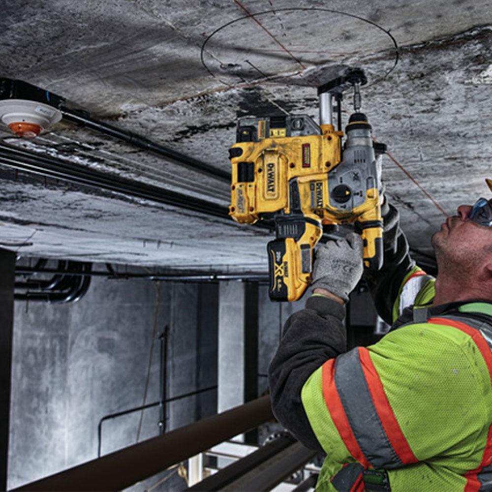 DeWALT DCH293R2DH 20V 1-1/8 Inch SDS-Plus Dust Extractor Rotary Hammer