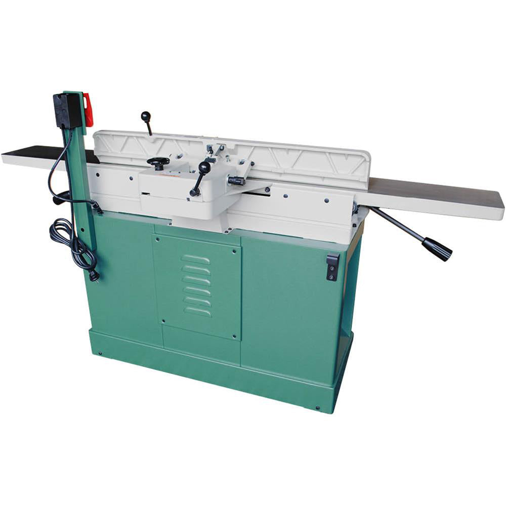 Grizzly G0857 230V 8 Inch x 76 Inch Parallelogram Jointer with Mobile Base