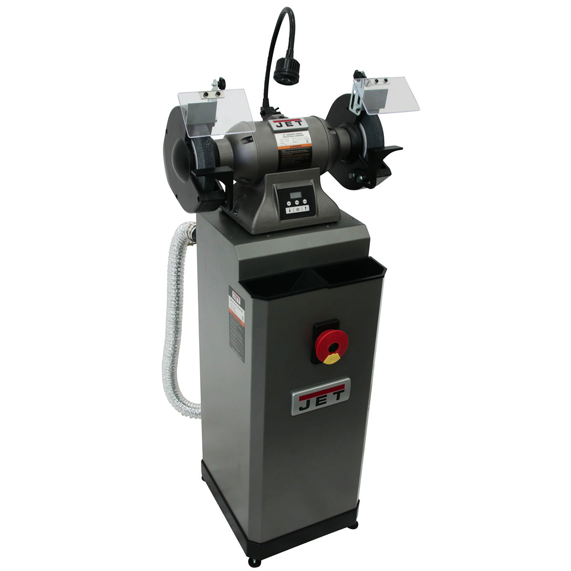Jet 578208 8-Inch 1-Hp 3-Phase Dual Wheel Variable Speed Industrial Grinder