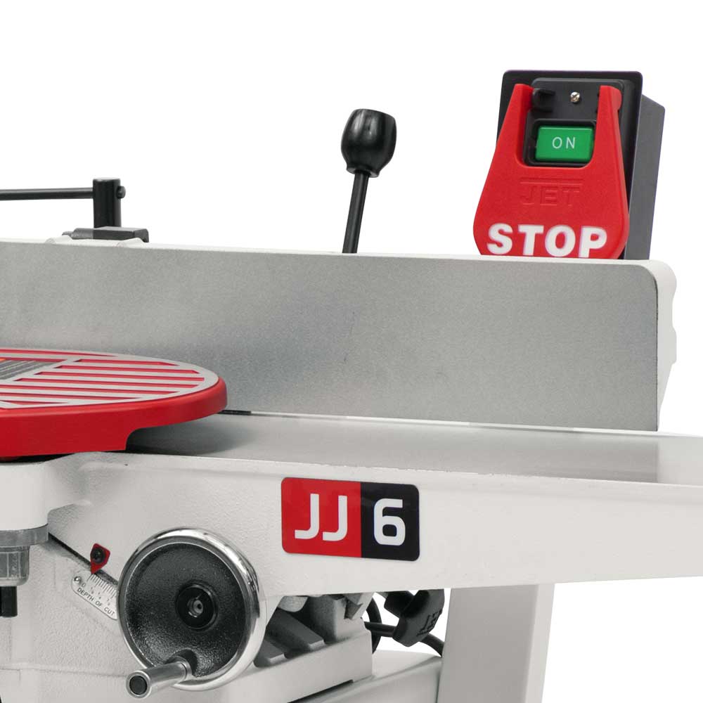 Jet JJ-6HHDX, 6" Long Bed Jointer with Helical Head Kit 708466DXK