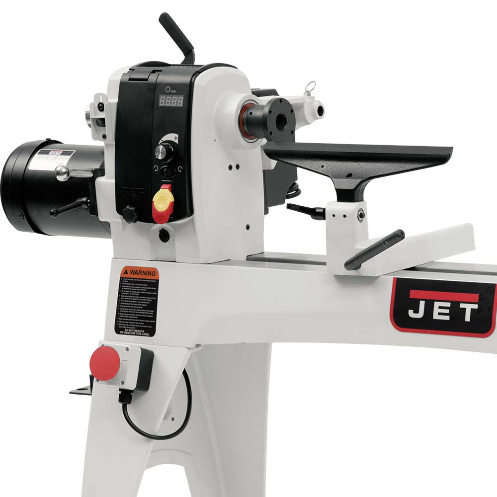 Jet JWL-1840EVS 2-Hp 230V 18" x 40" Electronic Variable Speed Wood Lathe
