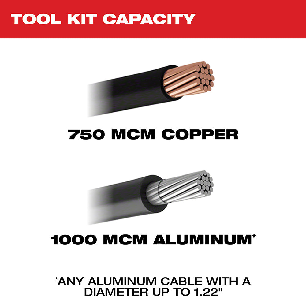 Milwaukee 2672-81 M18 18V Force Logic Cordless Cable Cutter Kit - Recon