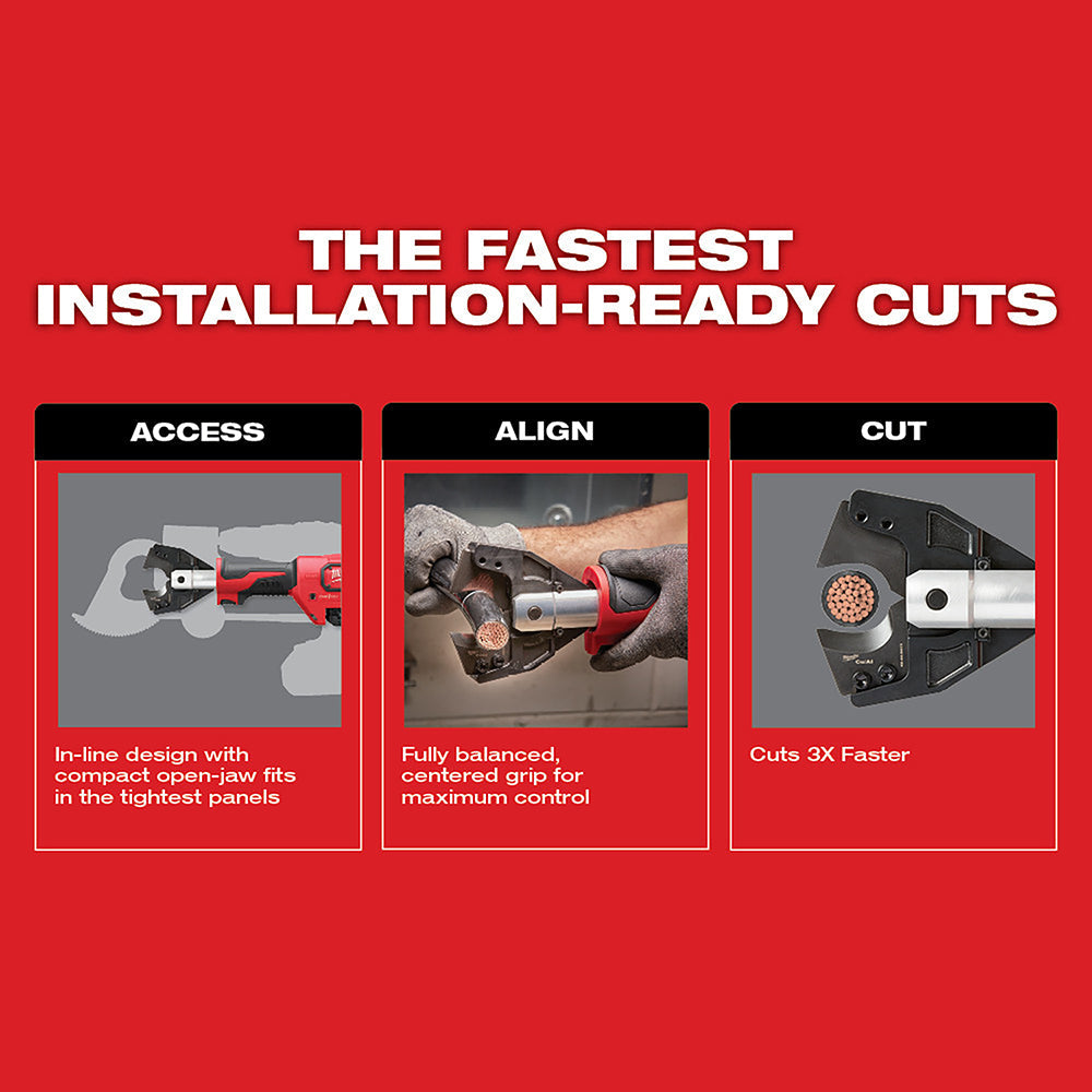 Milwaukee 2672-81 M18 18V Force Logic Cordless Cable Cutter Kit - Recon