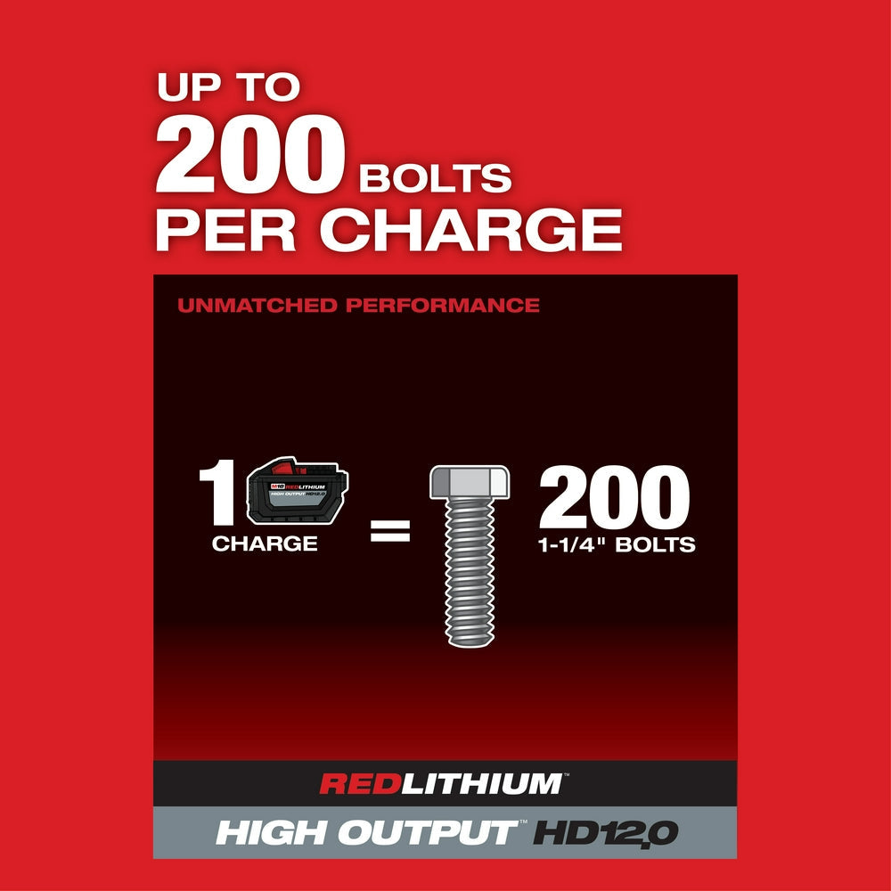 Milwaukee 2868-20 M18 FUEL 18V 1" D-Handle High Torque Impact Wrench - Bare Tool