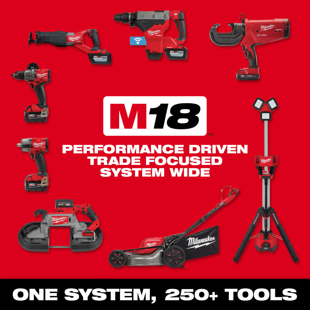 Milwaukee 3701-21T M18 18V Red Rotary Laser Kit w/ Receiver, Tripod, & Grade Rod