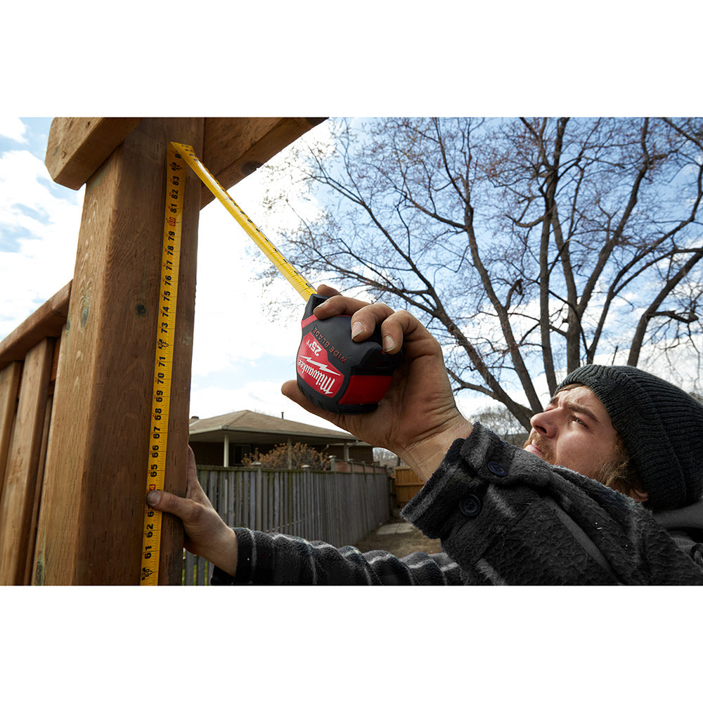 Milwaukee 48-22-0240 40' Wide Blade Tape Measure w/ Impact Resistant Frame