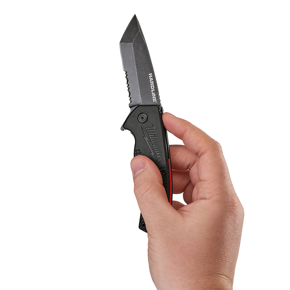 Milwaukee 48-22-1998 3” HARDLINE Serrated Blade Pocket Knife