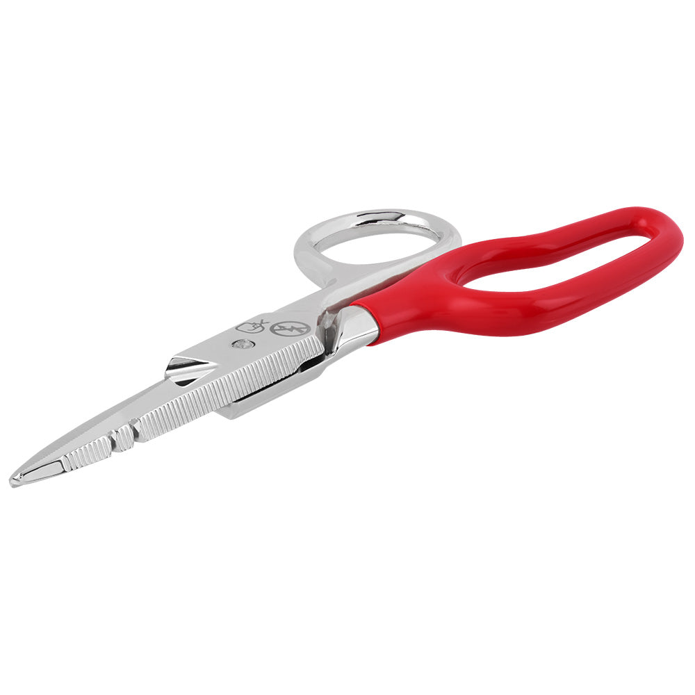 Milwaukee 48-22-4049 Durable Sharp Steel Electrician Scissors w/ Extended Handle