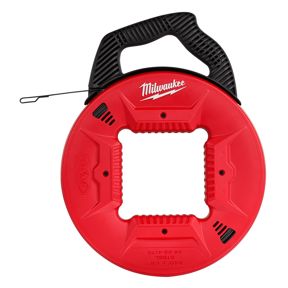 Milwaukee 48-22-4178 240 Feet 1/8 Inch Steel Fish Tape
