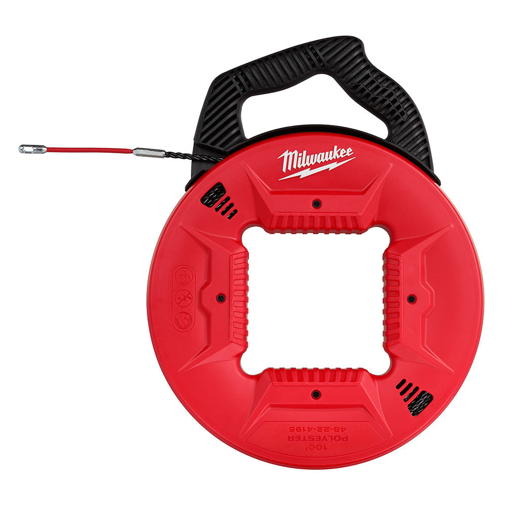 Milwaukee 48-22-4195 100 Feet Polyester Fish Tape Flexible Metal Leader