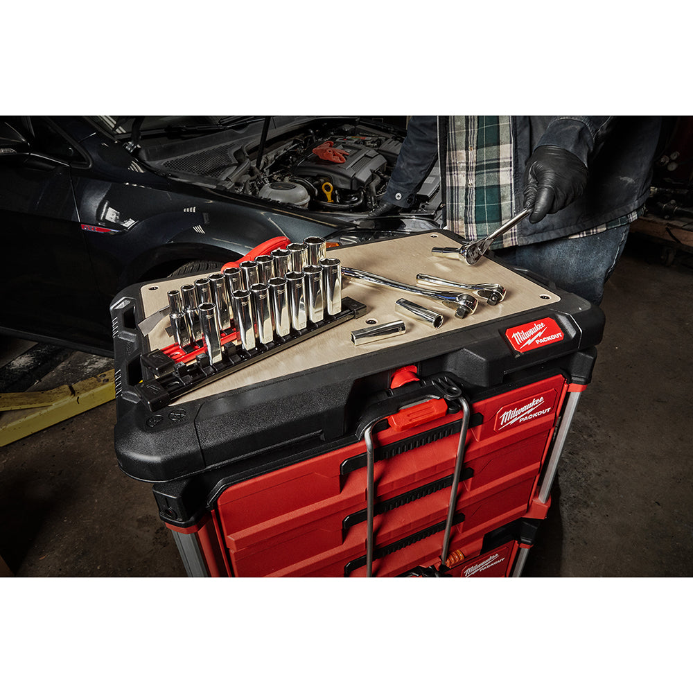 Milwaukee 48-22-9037 3/8” Drive 12” Ratchet Chrome Plated w/ Extended Handle