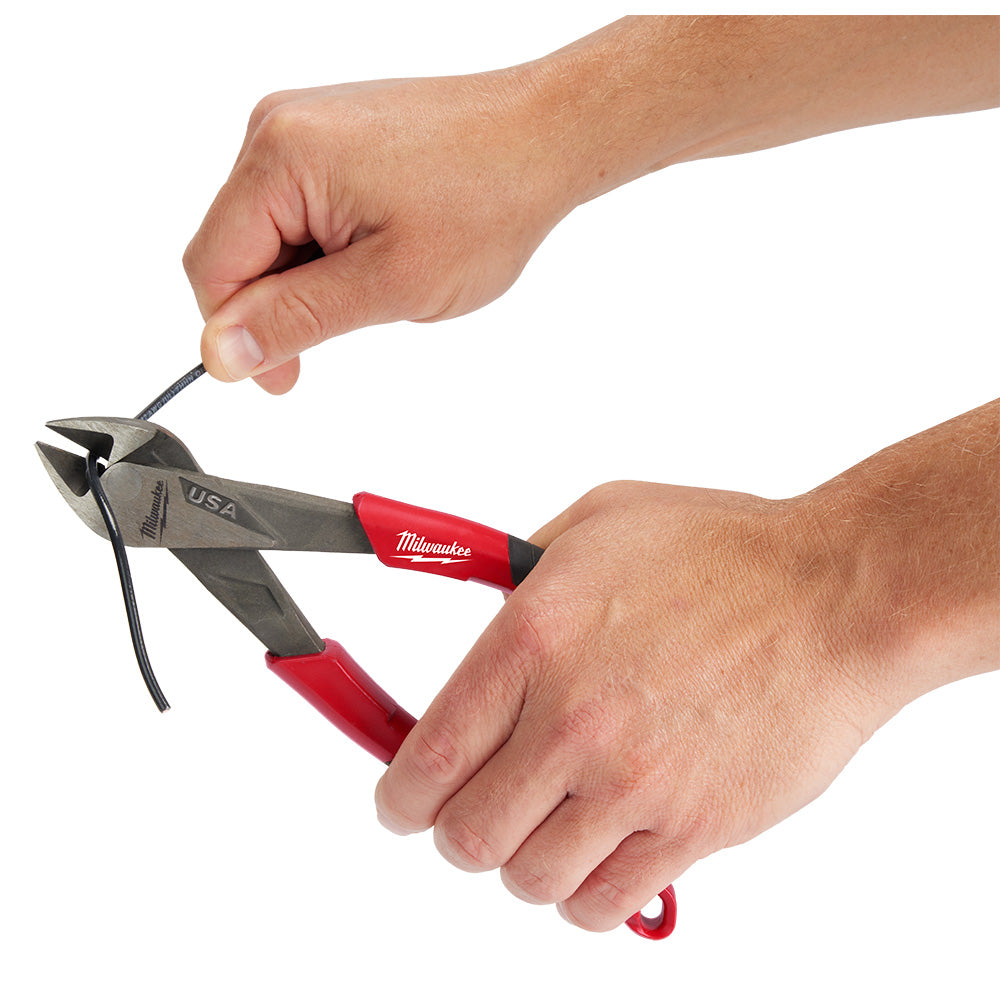 Milwaukee MT557 7" Diagonal Comfort Grip Cutting Pliers - Made In USA