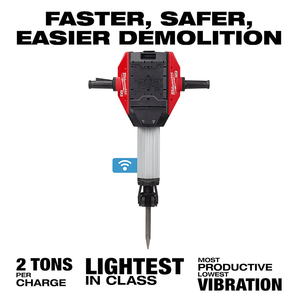 Milwaukee MXF368-1XC MX FUEL Breaker with Chisels Cart Battery Pack and Charger