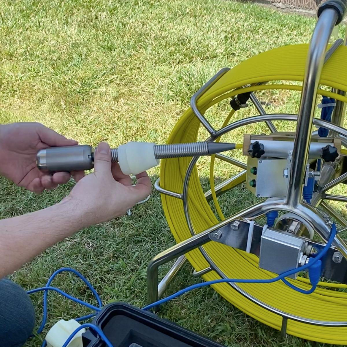 Video Snake 3388T 196' Self Leveling Pipe Inspection Camera w/ Transmitter