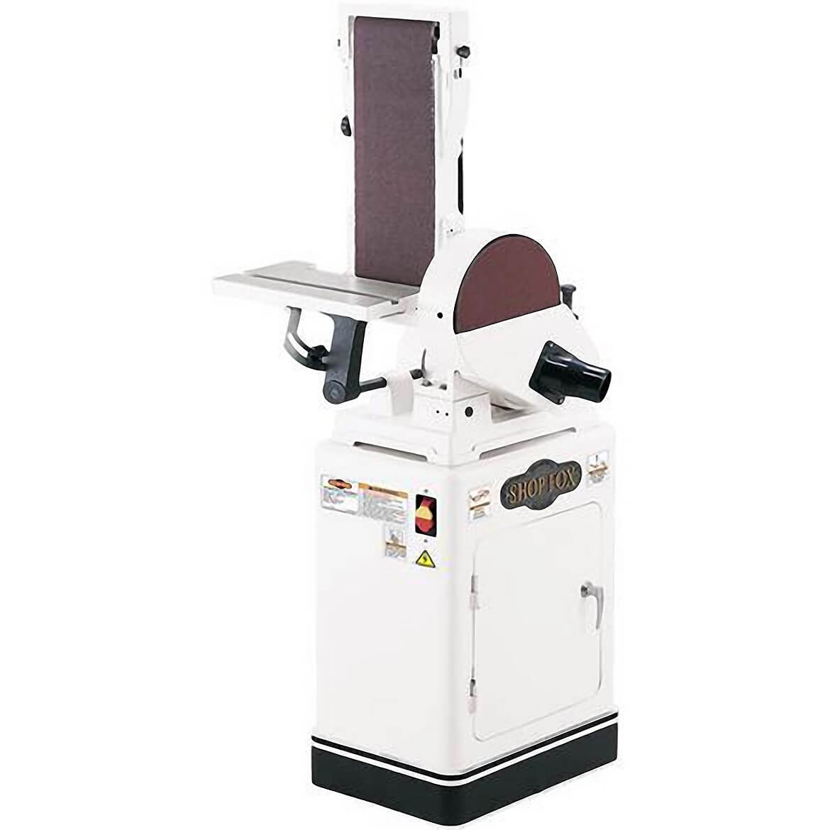 Shop Fox W1676 1 H.P. 6" Belt / 10" Disk Combination Sander w/ Quick Change Belt