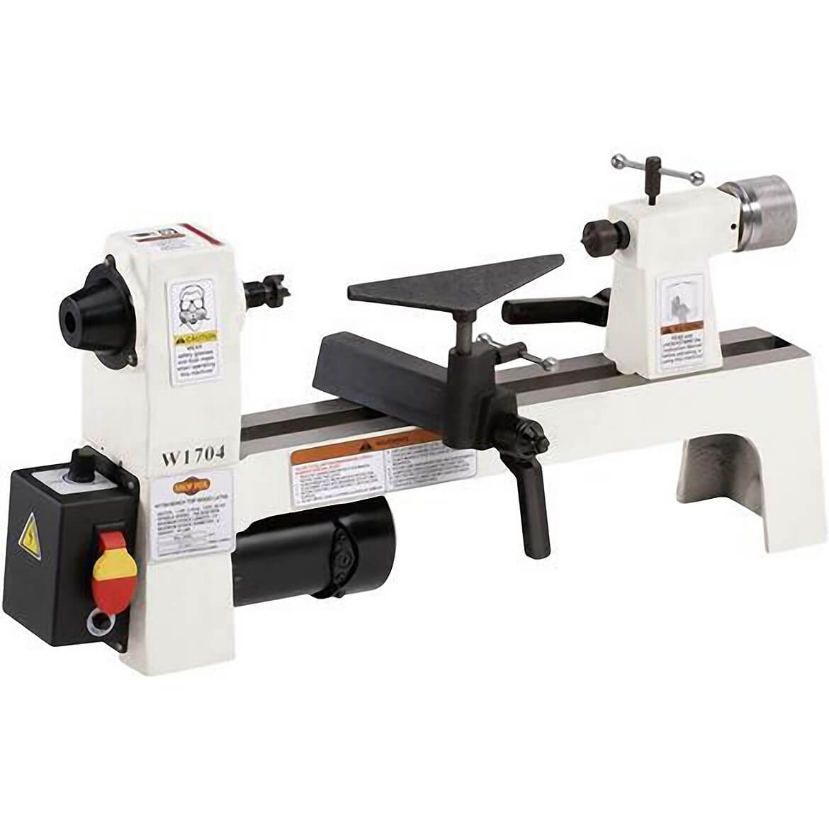 Shop Fox W1704 8X13" Bench-Top Wood Lathe w/ Infinitely Variable Speed Control