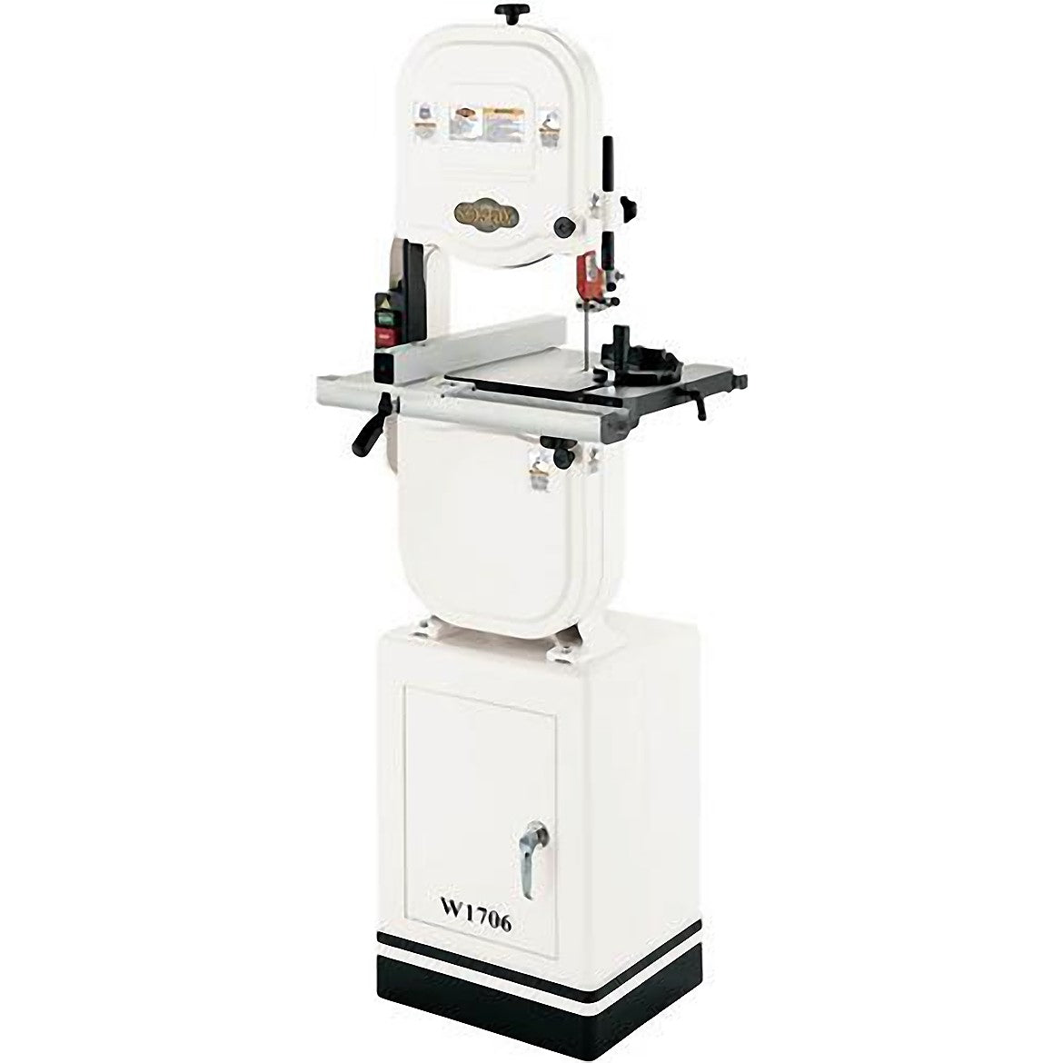 Shop Fox W1706 1 Hp 14" Bandsaw w/ Extruded Aluminum Fence/Rails & Cabinet Stand