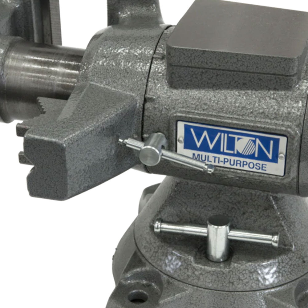 Wilton 28824 5.5" Jaw Heavy Duty Multi-Purpose Vise w/ Rotating Head Base