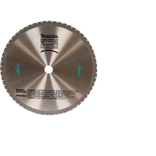 Makita A-90532 12 In 60 Teeth Dry Ferrous Metal Cutting Saw Blade w/ 1 In Arbor