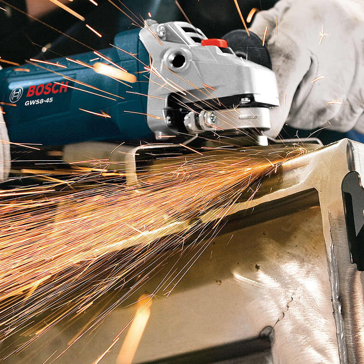 Bosch GWS8-45 120-Volt 4-1/2-Inch 7.5-Amp Corded Ergonomic Slim Grinder