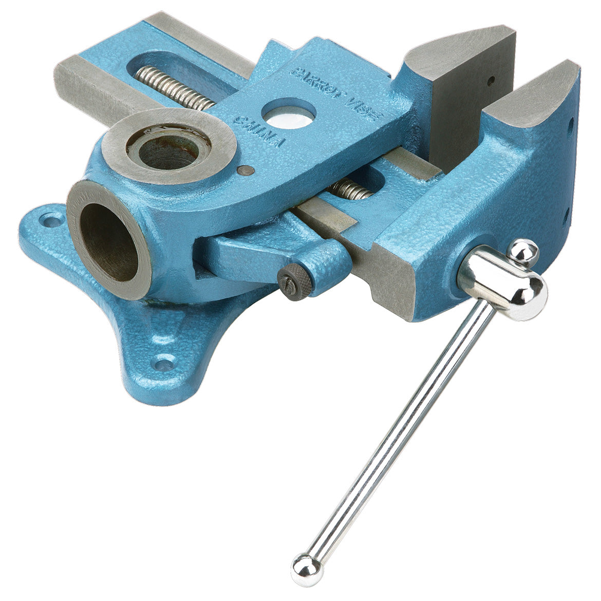 Shop Fox D3125 3-1/2 x 2-1/8-Inch Jaws 360 Degree Capacity Swivel Parrot Vise