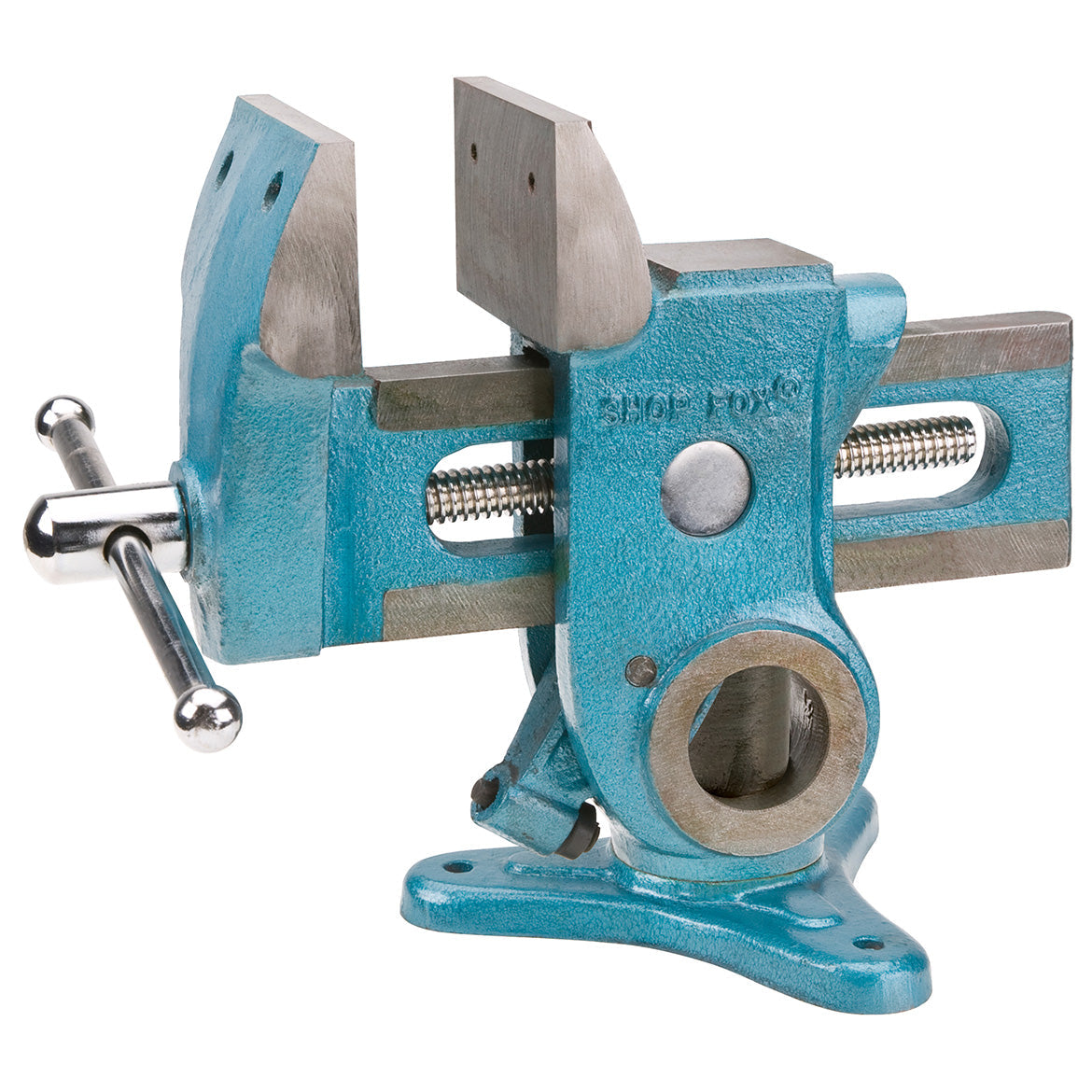 Shop Fox D3125 3-1/2 x 2-1/8-Inch Jaws 360 Degree Capacity Swivel Parrot Vise