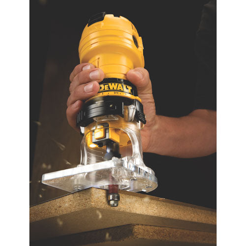 DeWALT DWE6000 1/4" Collet Single Speed Laminate Trimmer Cutter - Electric