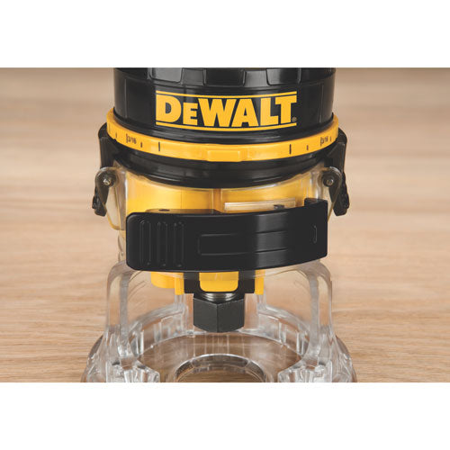 DeWALT DWE6000 1/4" Collet Single Speed Laminate Trimmer Cutter - Electric