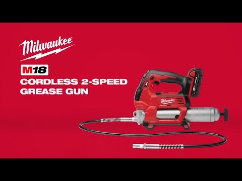 Milwaukee 2646-22CT M18 18V 2-Speed 48-Inch Hosae Grease Gun w/ Batteries