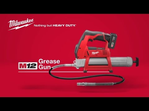 Milwaukee 2446-20 M12 12V 14-Inch Lithium-Ion Grease Gun - Bare Tool