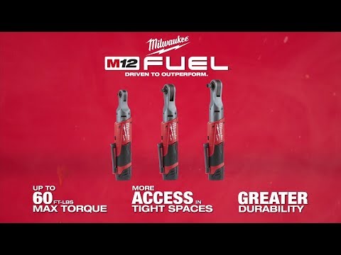 Milwaukee 2558-20 M12 FUEL 12V 1/2-Inch 60-Ft-Lbs. Cordless Ratchet - Bare Tool