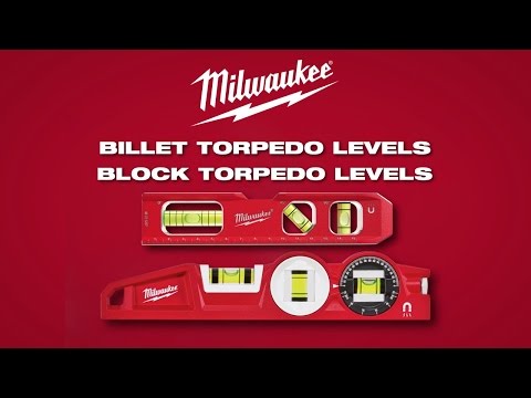 Milwaukee 48-22-5107 Durable Aluminum Standard Compact Billet Torpedo Level