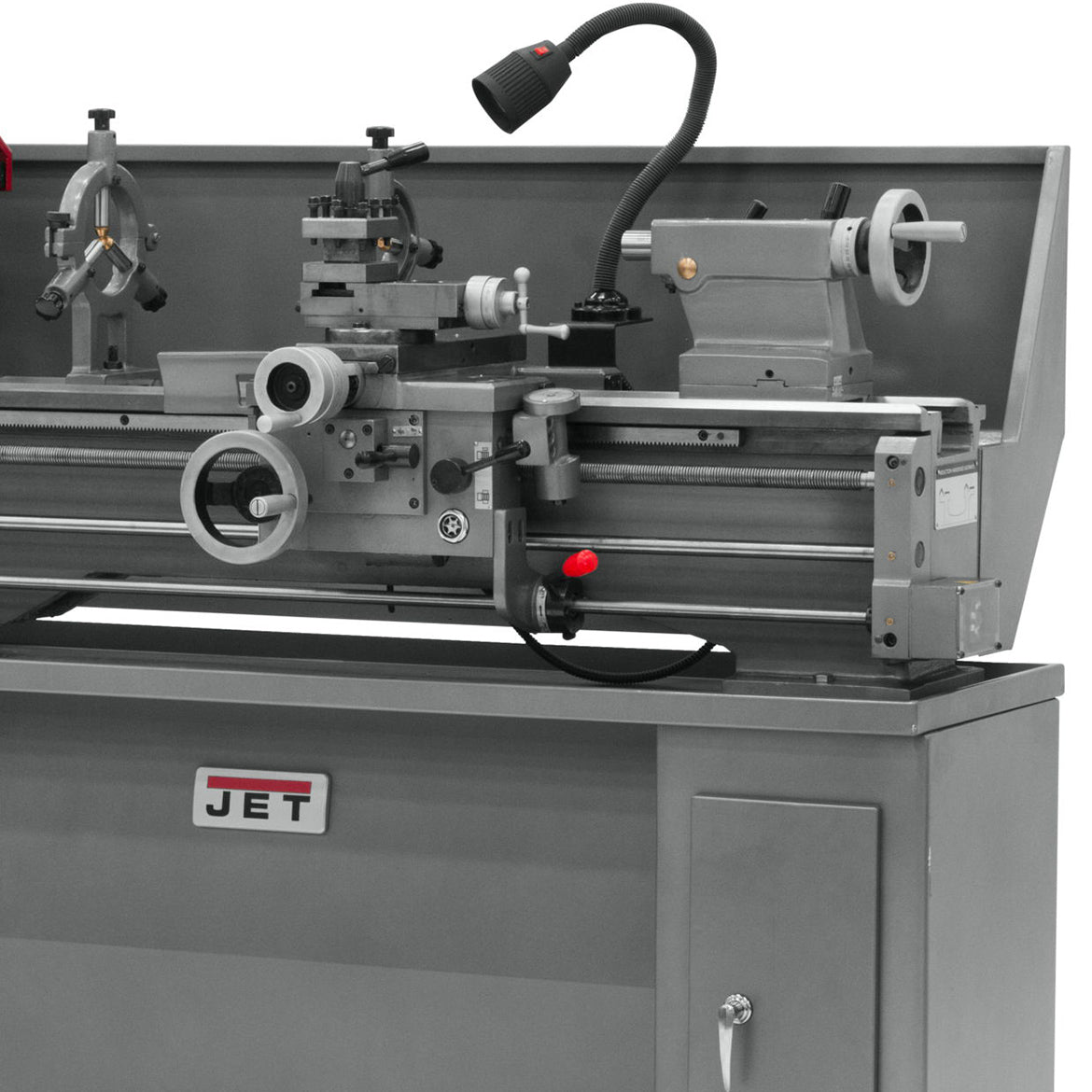 JET GHB-1340A 2-Hp 230V Quiet Operation Geared Head Bench Lathe - 321357A