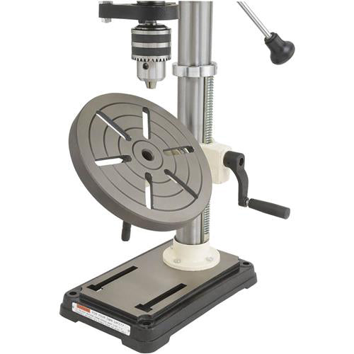 Shop Fox W1669 1/2 Hp 34" 5 Speed Benchtop Radial Drill Press w/ Cast Iron Table
