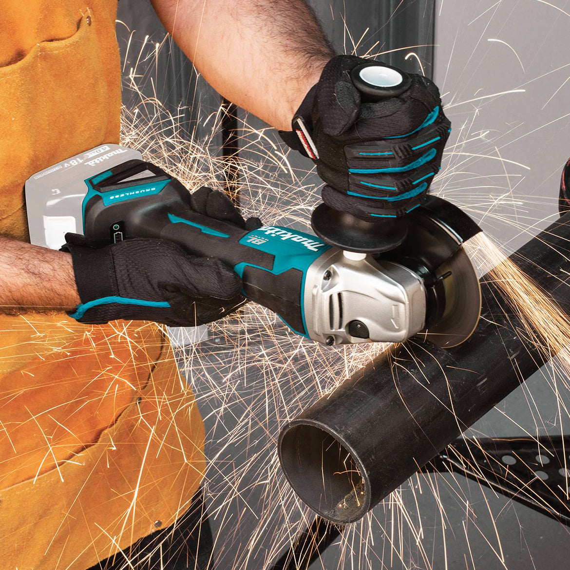 Makita XAG11Z 18-Volt 5-Inch Cordless Paddle Switch Angle Grinder - Bare Tool