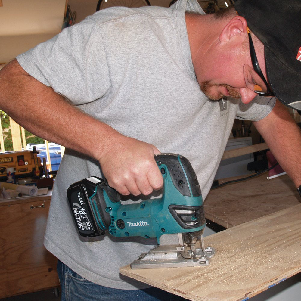 Makita XVJ03Z 18-Volt 0-2,600 Spm Tool-Less LXT Lithium-Ion Jig Saw, - Bare Tool