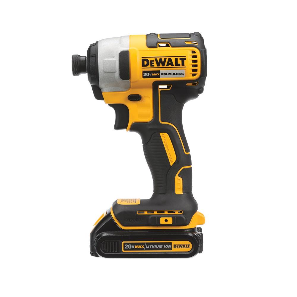 DeWALT DCF787C1 20V MAX Variable Speed Brushless Cordless Impact Driver Kit