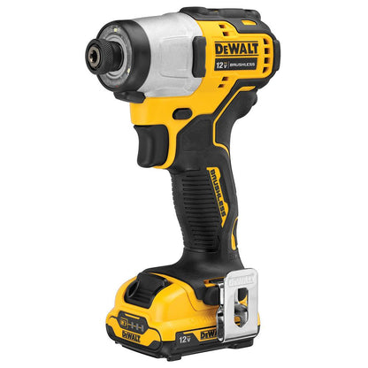 DeWALT DCF801F2 12V MAX XTREME Brushless 1/4 Inch Cordless Impact Driver Kit