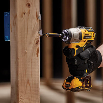 DeWALT DCF801F2 12V MAX XTREME Brushless 1/4 Inch Cordless Impact Driver Kit