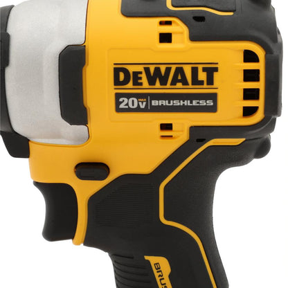DeWALT DCF809C2 20V 1/4 Inch Brushless Compact Atomic Impact Driver Kit