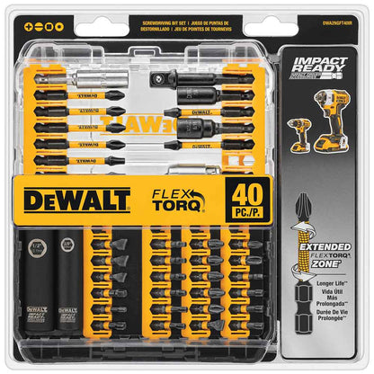 DeWALT DWA2T40IR Impact Ready Screw Lock Set, 40 PC