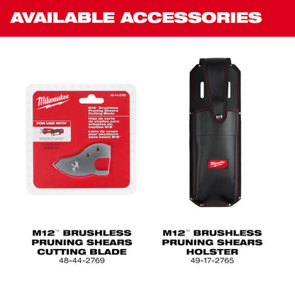 Milwaukee 2534-20x5 M12 12V Cordless Prunning Shears w/ 2 - M12 5AH Batteries