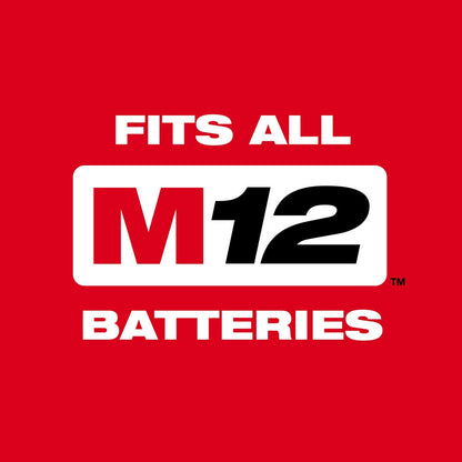 Milwaukee M12 2552-20 M12 FUEL 12V 1/4-Inch Stubby Impact Wrench - Bare Tool