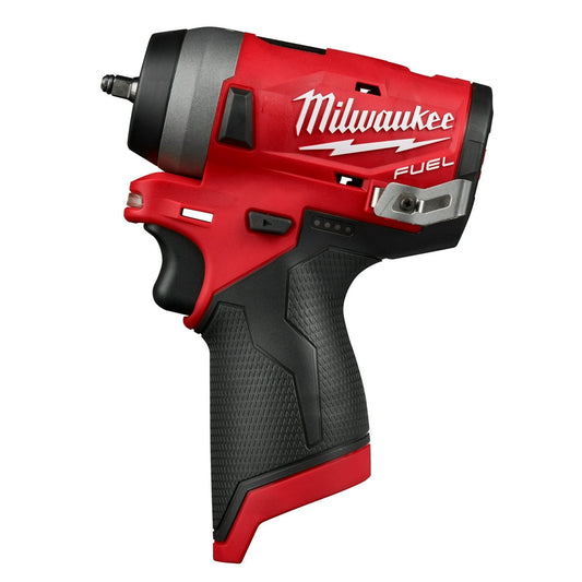 Milwaukee M12 2552-20 M12 FUEL 12V 1/4-Inch Stubby Impact Wrench - Bare Tool