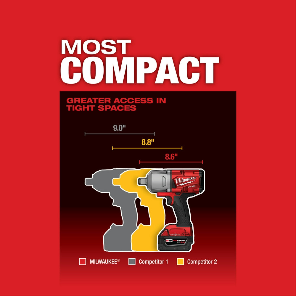 Milwaukee 2864-20 M18 FUEL 18V 3/4-Inch Friction Ring Impact Wrench - Bare Tool
