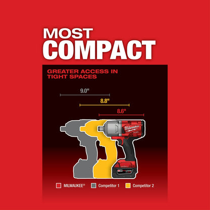 Milwaukee 2864-20 M18 FUEL 18V 3/4-Inch Friction Ring Impact Wrench - Bare Tool