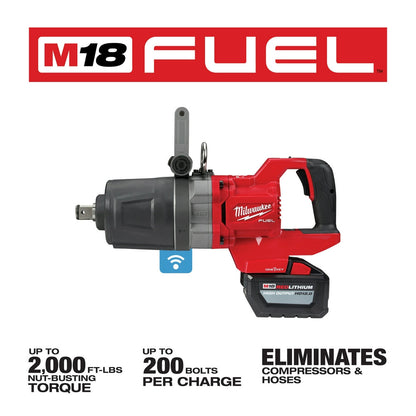 Milwaukee 2868-22HD M18 FUEL 18V 1" D-Handle High Torque Impact Wrench Kit